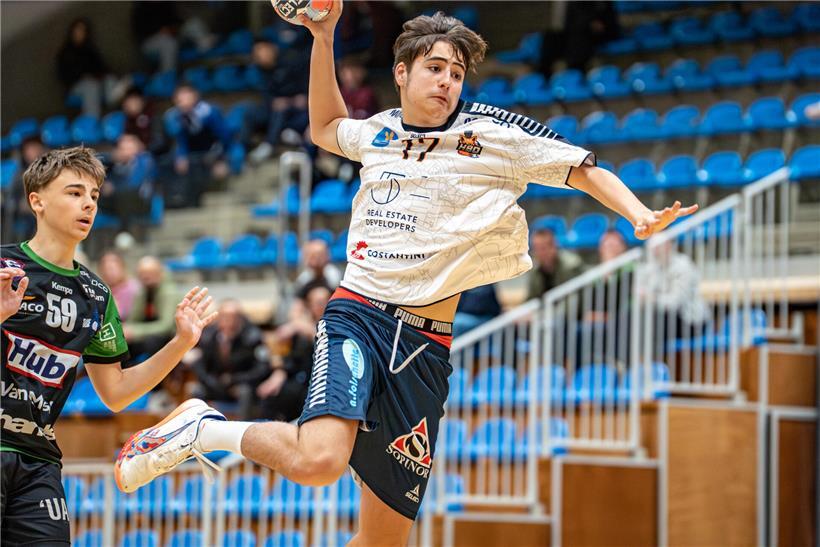 Schweizer Handballer jubeln beim 38. Youth Cup