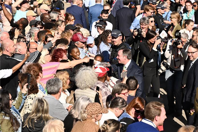 Grand-Duc bei der festlichen Joyeuse Entrée in Belval, Esch, am 24. April 2026