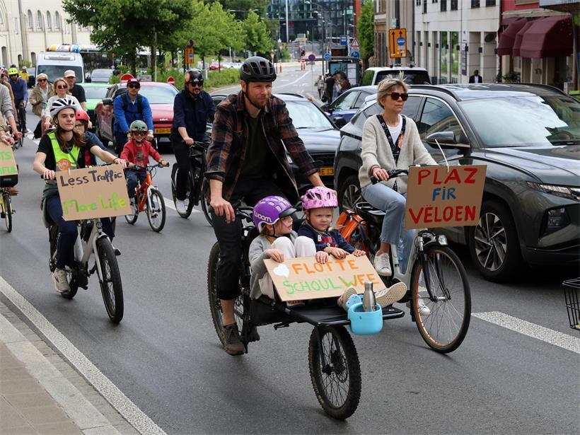 Protest auf zwei Rädern: ProVelo demonstriert für mehr Sicherheit im Straßenverkehr