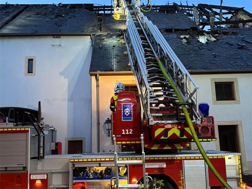 Sports hall in Lultzhausen at risk of collapse after fire