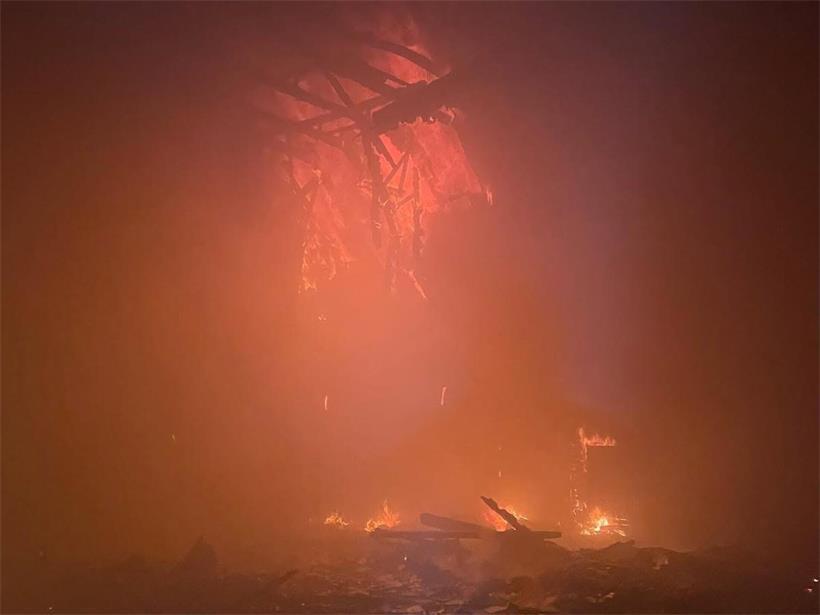 Sports hall in Lultzhausen at risk of collapse after fire