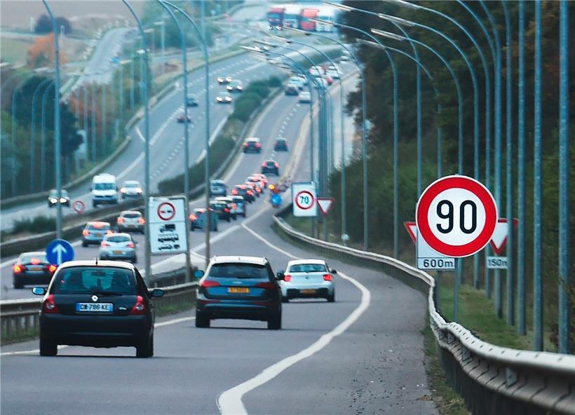Wegen der aktuellen Ozonwerte gilt Tempolimit 90 auf den Luxemburger Autobahnen
