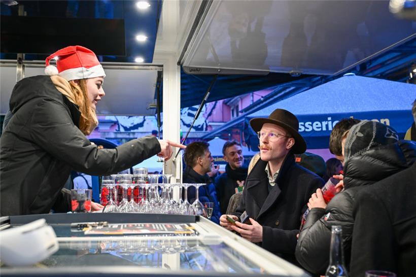 Weihnachtsfeier vor der Kufa