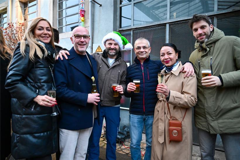 Weihnachtsfeier vor der Kufa