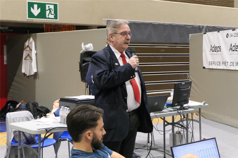 Weltverbandspräsident Gaston Parage