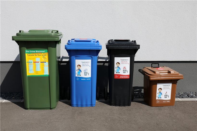 Wenn alle Gemeinden und Syndikate die obligatorischen Wertstofferfassungssysteme erfolgreich einführen würden, könnten laut Umweltministerium bis zu 63,5% der Abfälle im Restmüll vermieden werden
