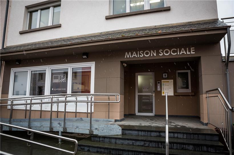 Wenn alle Stricke reißen: das Sozialbüro der Gemeinde Sanem in der 16, rue de la Poste im Ortsteil Belvaux
