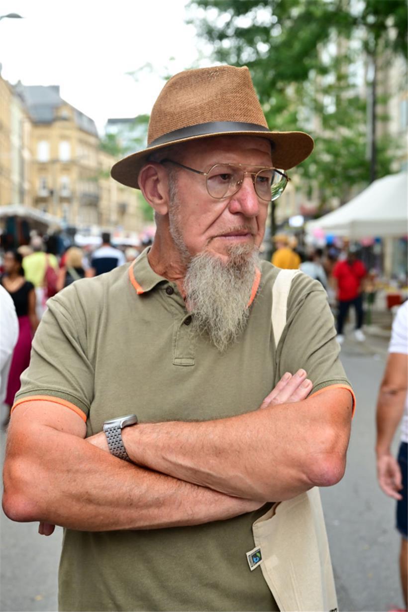 Wenn das Wetter mitspielt, besucht Hervé Graff gerne den Ausverkauf in der Haupt...