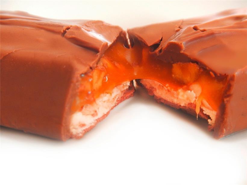 Wenn es etwas länger dauert, soll ja ein Schokoriegel weiterhelfen
