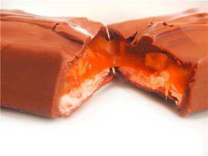 Wenn es etwas länger dauert, soll ja ein Schokoriegel weiterhelfen
