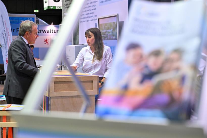 Wer Fragen zum Thema Wohnen hat, der findet auf der Messe einen geeigneten Anspr...