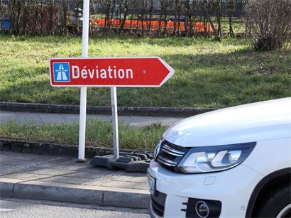 Wer am Wochenende aus dem Süden nach Luxemburg-Stadt fahren will, muss Umwege in Kauf nehmen