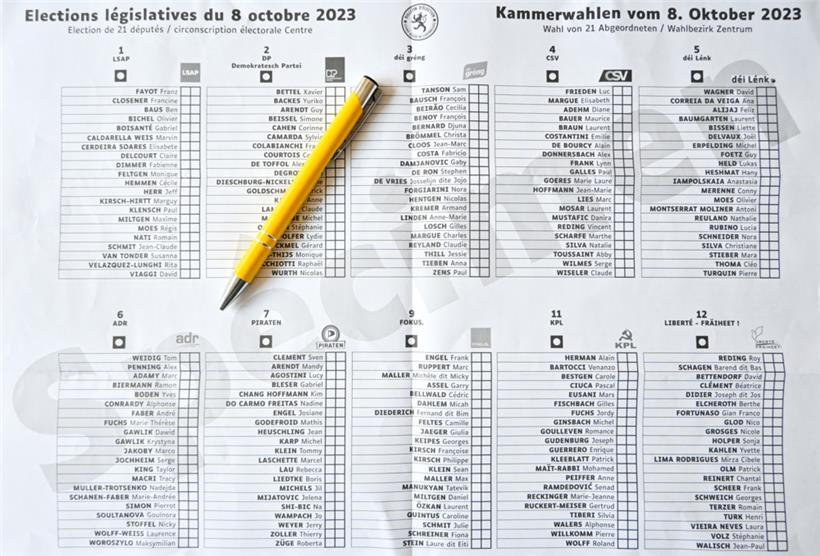 Wer den weißen Kreis über einer Liste schwärzt – also eine Partei wählt – darf keine weiteren Kreuze hinter den Namen potenzieller Abgeordneter machen. Denn sonst ist der Stimmzettel ungültig.
