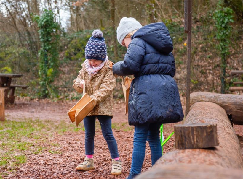 Wer hat wohl mehr Eier gefunden?