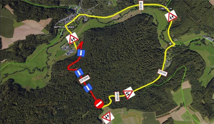 Wer von Göblingen nach Simmern will, muss nun den Umweg über Leesbach nehmen
