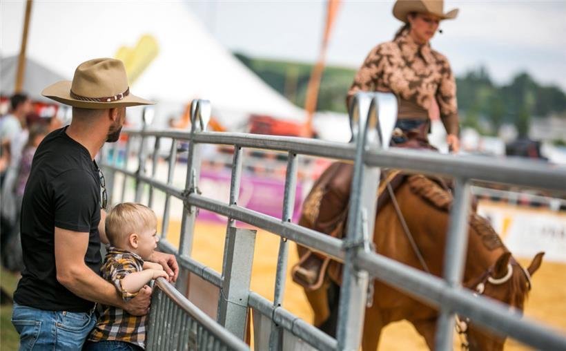Western-Feeling bei der „Foire agricole“ 2019
