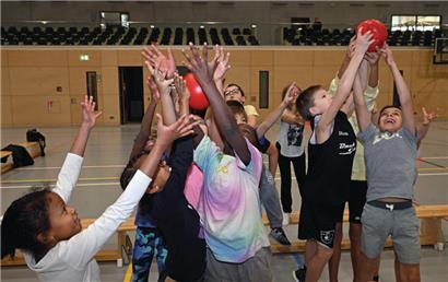 Wichtiger als gewinnen: In Bissen steht der Spaß an der Bewegung im Vordergrund
