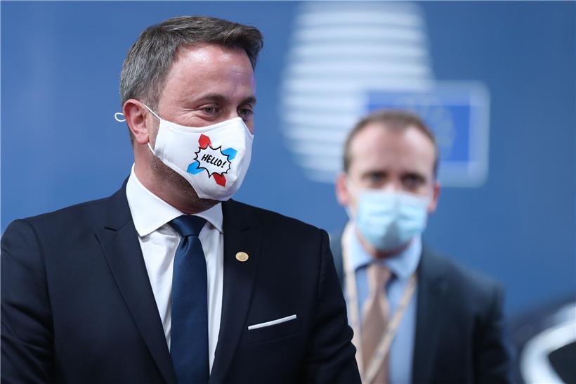 Wie die anderen Staats- und Regierungschefs hat sich auch Luxemburgs Premier Xavier Bettel nur per Videochat mit seinen Kollegen unterhalten
