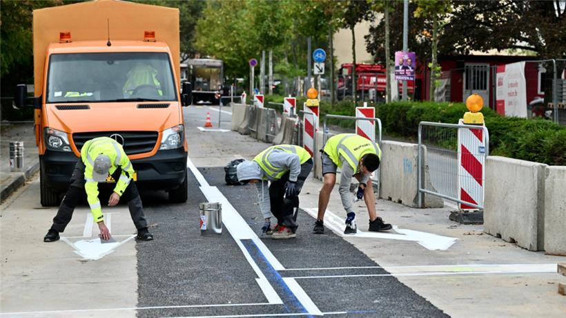 Wie geplant ab Samstag wieder in beide Richtungen befahrbar: die Avenue de la Paix

