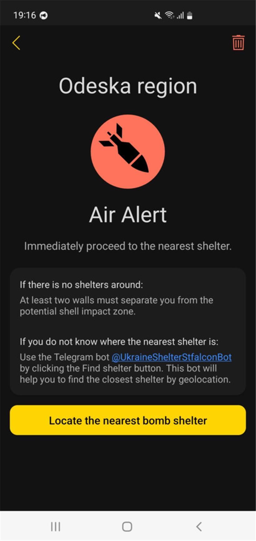 Wieder zurück in Chisinau wird eine „Air Alert“-Warnung für die Odessa-Region herausgegeben

