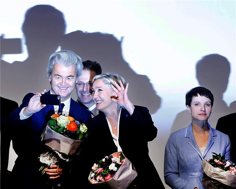 Wilders mischt noch mit, Le Pen auch, Pretzell und Petry sind zwar weg vom Fenster, ihre ehemalige Partei aber, die AfD, feierte in den vergangenen drei Jahren Erfolge – wie fast alle radikal rechten Parteien in Europa
