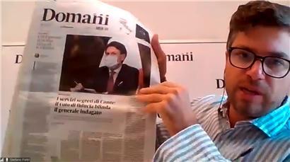 Will mehr Kommentare von Frauen und mag keine Sportmetaphern: „Domani“-Chefredakteur Stefano Feltri
