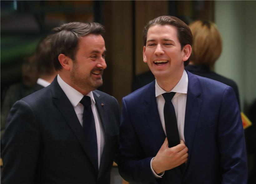„Wir haben für das Roaming vor ein paar Jahren mehr bezahlt als wir für Europa bezahlen“: Vielleicht war es dieser Satz von Xavier Bettel, über den Luxemburgs Regierungschef und Österreichs Kanzler Sebastian Kurz zu Beginn des Gipfels so lachen
