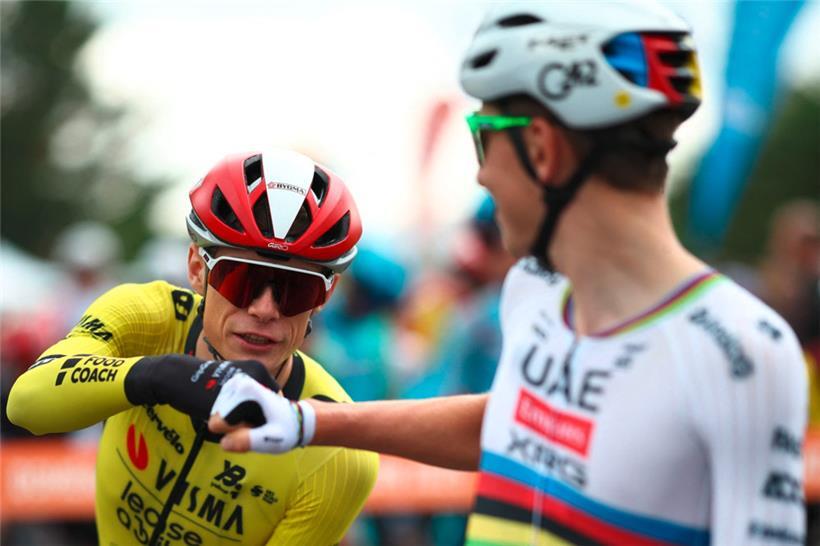 „Wir sind bereit für einen großen Kampf“: Tadej Pogacar und Jonas Vingegaard
