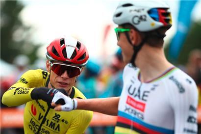 „Wir sind bereit für einen großen Kampf“: Tadej Pogacar und Jonas Vingegaard
