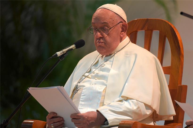 Wird er christliche Nächstenliebe nach Luxemburg bringen? Papst Franziskus.

