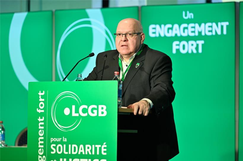 Wird ohne Gegenkandidat und Gegenstimme wiedergewählt: der neue alte LCGB-Präsident Patrick Dury
