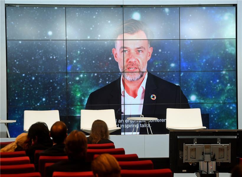 Wirtschaftsminister Franz Fayot war nur digital anwesend
