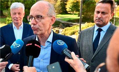 Wiseler, Frieden und Bettel vergangene Woche in Senningen
