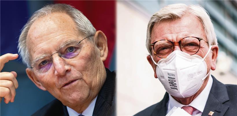 Wolfgang Schäuble und Volker Bouffier, die beiden Strippenzieher in der CDU
