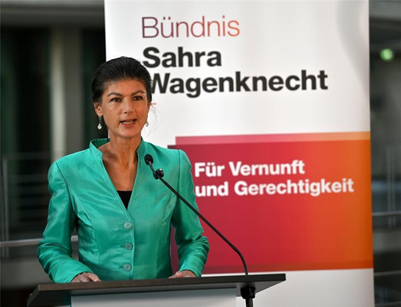 Wollen keine Steigbügelhalter für CDU und SPD sein: Sahra Wagenknecht und ihr gleichnamiges Bündnis
