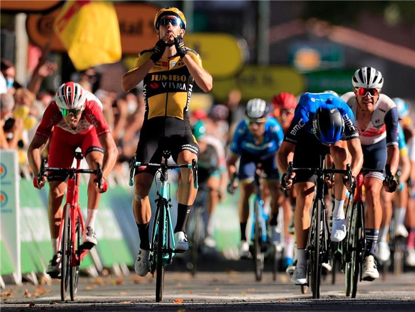 Wout van Aert: Der Weltklasse-Cyclocrosser fährt inzwischen auch auf der Straße fürs Team Jumbo-Visma von Sieg zu Sieg 
