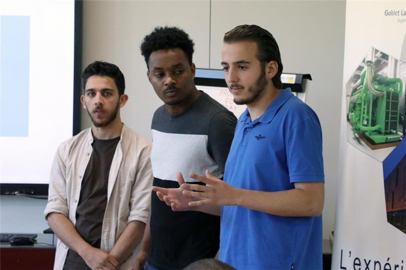 Wurde aus dem Projekt „Future Generation“ heraus angestellt: Alessandro Macchini (rechts)
