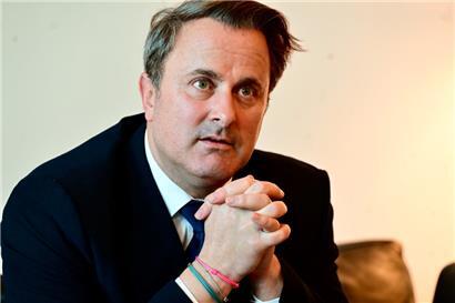 Xavier Bettel am Dienstagnachmittag nach der Kammersitzung in seinem Büro
