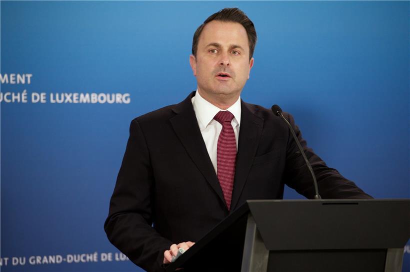 Xavier Bettel kündigte am Samstag im Parlament an, dass die Regierung am Montag über die Situation beraten wird
