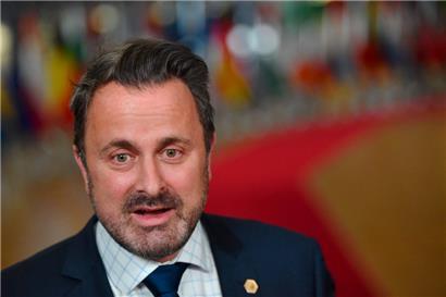Xavier Bettel spricht zur Presse vor dem Gipfel am Donnerstagabend
