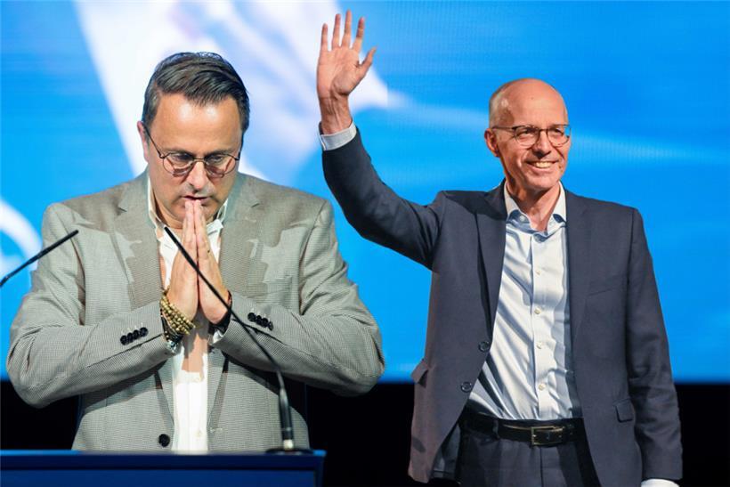 Xavier Bettel und Luc Frieden: Jeweils sechs der acht Spitzenpositionen auf den Listen für Oktober von CSV und DP sind mit Männern besetzt
