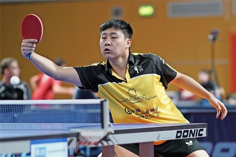 Xu Wang vom DT Howald wird versuchen, die Pokalform mit in die Liga nehmen
