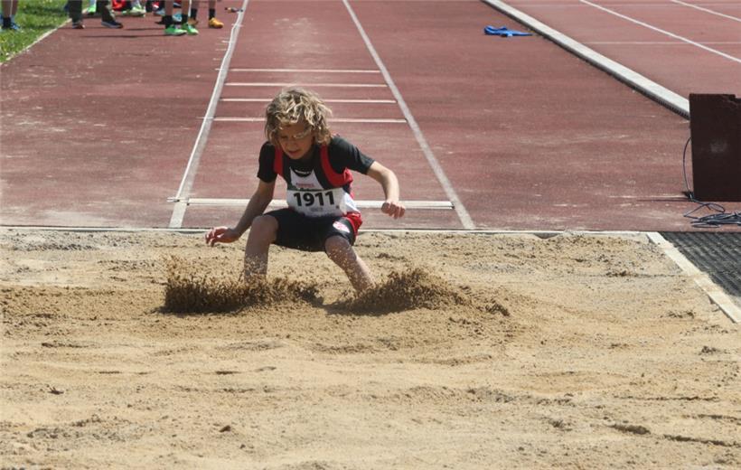 Yanik Nosbusch wurde 15. im Weitsprung 
