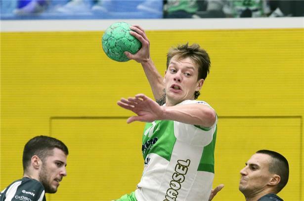 Yann Hoffmann kehrte am Samstag zurück auf den Handballplatz
