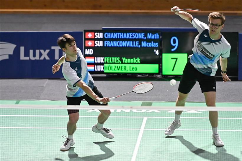 Yannick Feltes und Leo Hölzmer konnten in der Qualifikation ein Schweizer Duo besiegen
