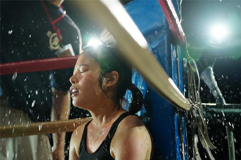 Yukino Kishii in der Rolle der Boxerin Keiko
