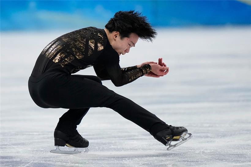 Yuma Kagiyama aus Japan in Aktion 
