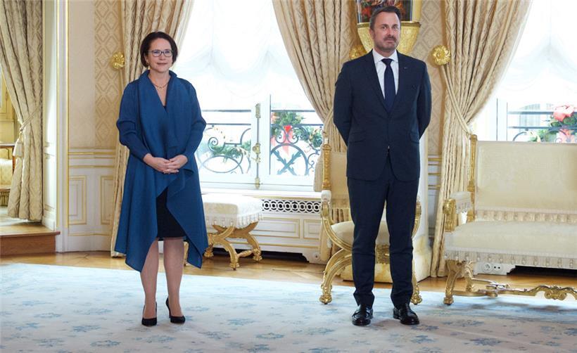 Yuriko Backes und Xavier Bettel sind Spitzenkandidaten der DP im Zentrum
