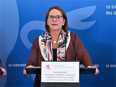 Yuriko Backes wird ihre Dienstreisen in den kommenden Wochen wegen einer Knieverletzung einschränken