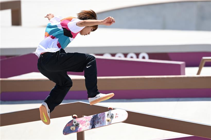 Yuto Horigome, der erste Goldmedaillengewinner im Skateboard
